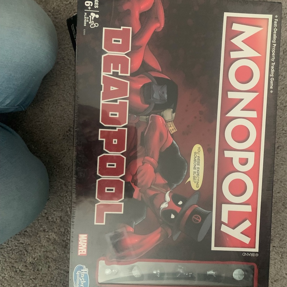 New unopened DEADPOOL MONOPOLY GAME
